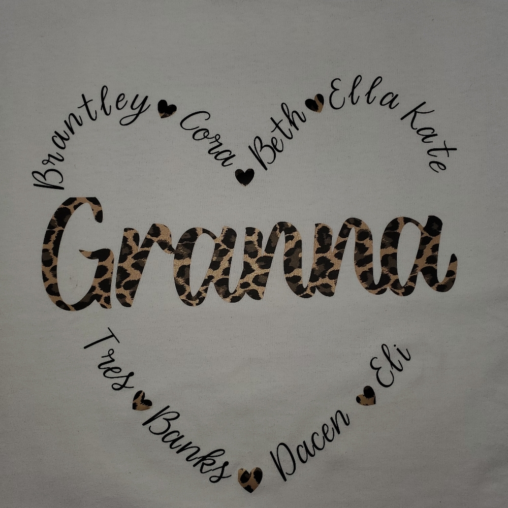 Custom Grandmother Shirt